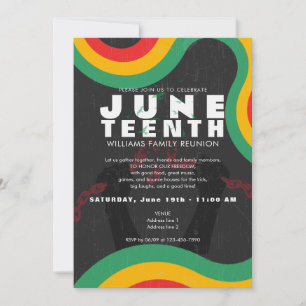 Invitation 1865, 1865, fête de la liberté