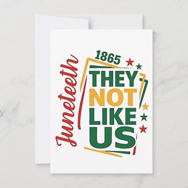 Invitation 1865, 1865, Histoire noire (Devant)