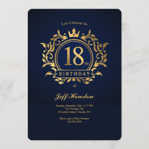 Invitation 18e anniversaire