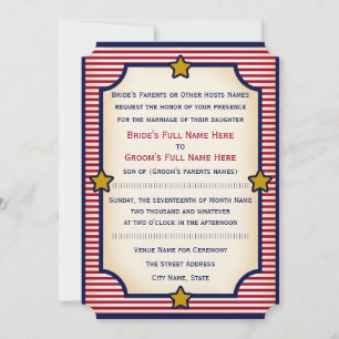 Invitation 1904 Bully Pulpit (Collection de Mariages)