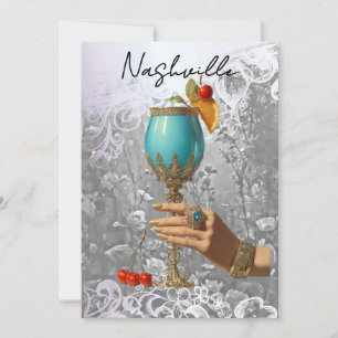 Invitation *~*  19 A101 Cocktail PHOTO Nashville EVEILLES DE 