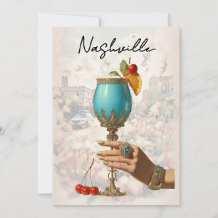 Invitation *~*  19 A101 Cocktail PHOTO Nashville EVJF