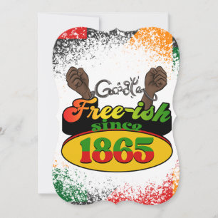 Invitation 19 juin 1865 reines noires melanin rois