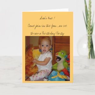 Invitation 1er anniversaire d'Ava