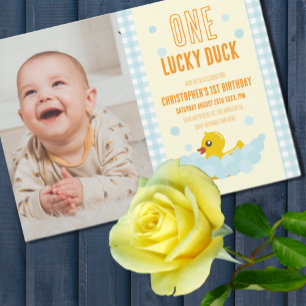 Invitation 1er anniversaire de Canard