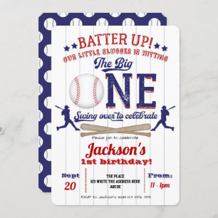 Invitation 1er anniversaire du baseball, 1er anniversaire du