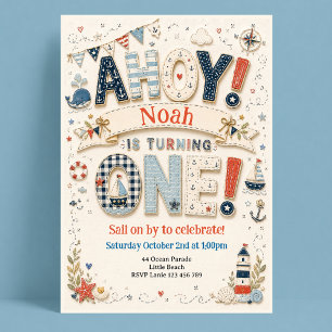 Invitation 1er anniversaire nautique océan