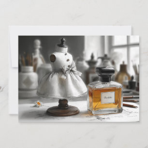 Invitation 1er anniversaire - "Une année d'amour et de rire"