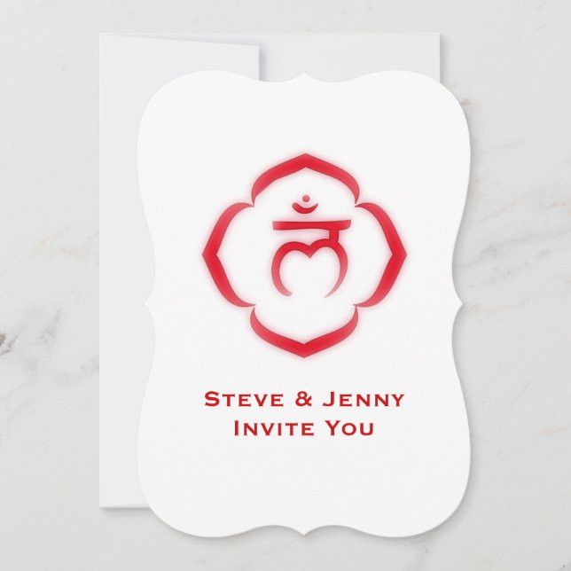 Invitation 1ère Chakra (la chakra racine) (Devant)