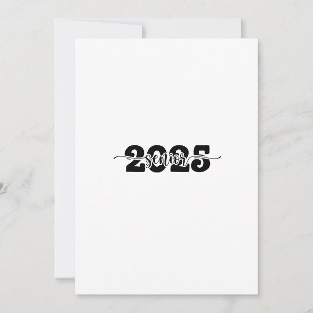 Invitation 2025 Classe d'études supérieures de l'école 2025 (Devant)