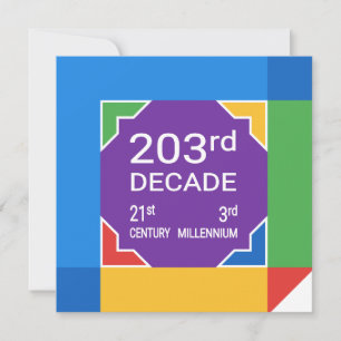 Invitation 203e Décennie (Nouvel An 2021—2030)