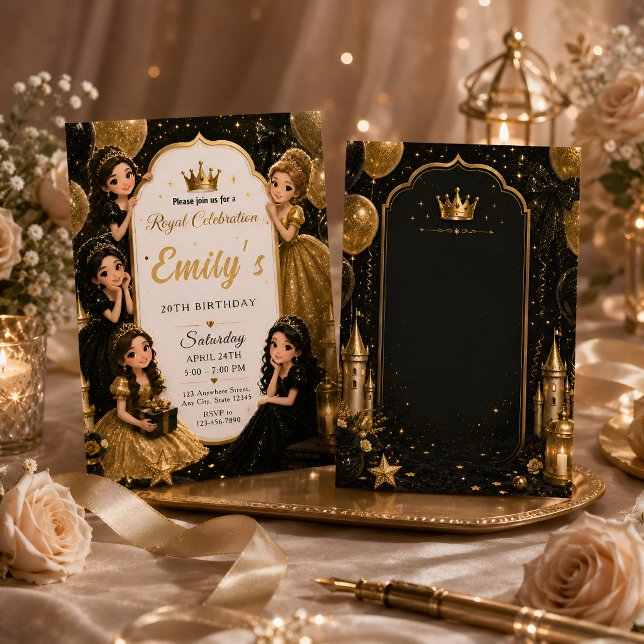 Invitation 20e anniversaire de la Princesse Royale (Créateur téléchargé)