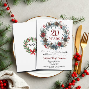 Invitation 20e anniversaire des Mariages chinois hiver