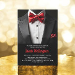 Invitation 21e événement d'anniversaire Black and Red Tuxedo<br><div class="desc">Célébrez dans le style avec cette Invitation d'anniversaire Black and Red Tuxedo, exubérant élégance et sophistication. L'élégant arrière - plan noir et les accents donnent le ton à une affaire luxueuse, parfaite pour une célébration marquante. Avec son design raffiné d'inspiration tuxedo, cette invitation capte l'essence d'une soirée classe remplie de...</div>