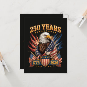 Invitation 250 Ans Américain 250e Anniversaire États-Unis Pat