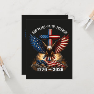 Invitation 250e anniversaire USA Foi Liberté