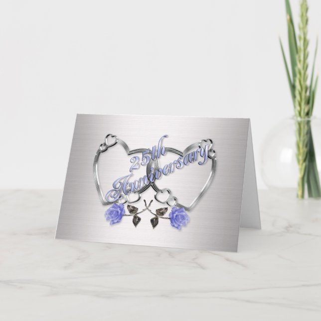 Invitation 25e anniversaire argent (Devant)