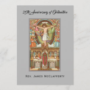 Invitation 25e anniversaire d'ordination sacerdotale