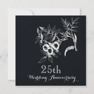 Invitation 25e anniversaire du Mariage
