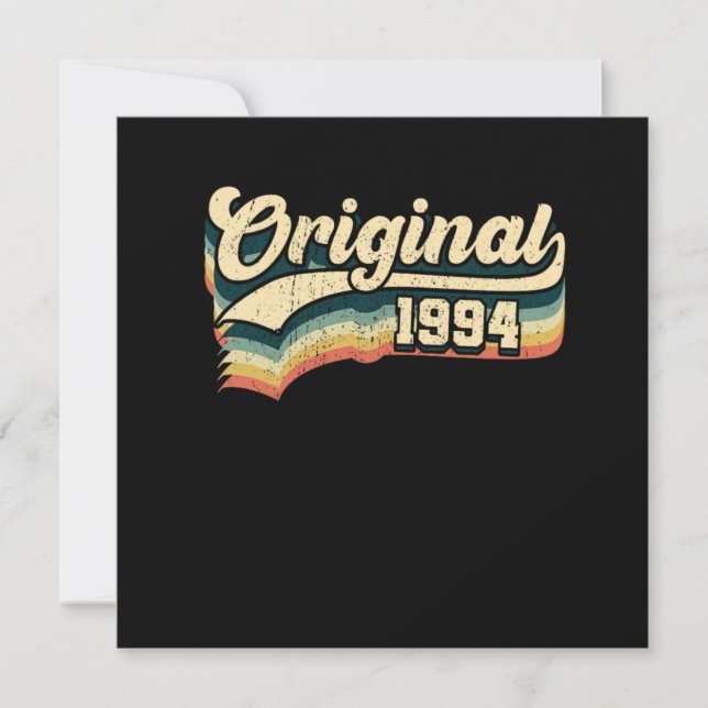 Invitation 27e Anniversaire Cadeau Original Hommes Femmes Née (Devant)