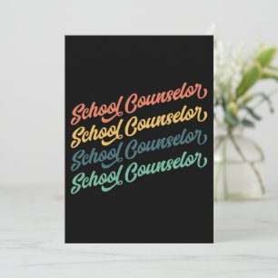 Invitation 2/2- Retour À L'École Conseillers Vintages