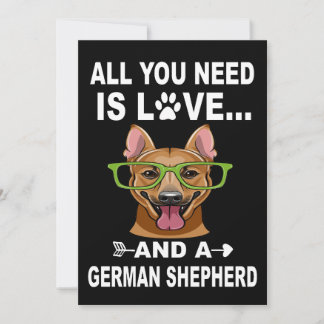 Invitation 2 All You Need Is Love And A German Shepherd