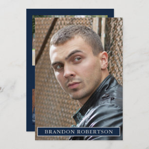 Invitation 2 Côté 5 Photo Acteur Modèle 5x7 Comp/Modèle Zed