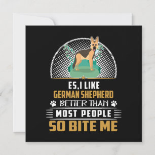 Invitation 2 Es J'aime mieux les bergers allemands que la plu