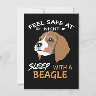Invitation 2 Feel Safe At Night Sleep With A Beagle