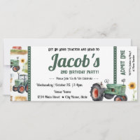 2e anniversaire Obtenez votre billet de tracteur I