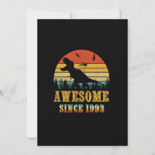 Invitation 30 Ans Awesome depuis 1993 30e Anniversaire Dino