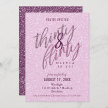 30 et Flirty Birthday