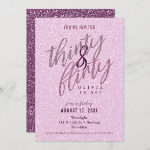 Invitation 30 et Flirty Birthday