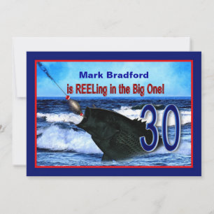 Invitation 30E Anniversaire - Invitation/ Pêche/Reeling In