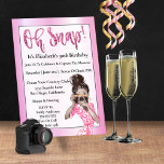 Invitation 30e anniversaire pour elle |Parties scintillant ro<br><div class="desc">Mignonne fille prenant une photo | Capturez Le Moment | 30e anniversaire pour elle | Invitations de Parties scintillant Rose Faux. Il Est Facile De Changer L'Exemple De Texte En Vous Propre En Cliquant Sur Personnaliser. Cliquez Sur Personnaliser Pour Modifier Le Type De Police, La Couleur De Police, La Taille...</div>