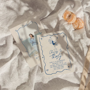 Invitation 30e Soirée d'anniversaire à Trente photos côtières