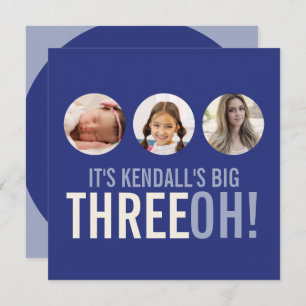 Invitation 30ème THREEOH bleu foncé !