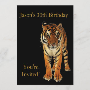 Invitations Tigre Anniversaires Zazzle Fr