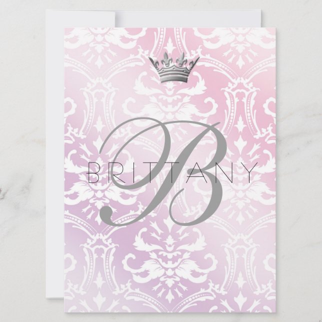 Invitation 311 Bébé Pink & Lilac (Devant)
