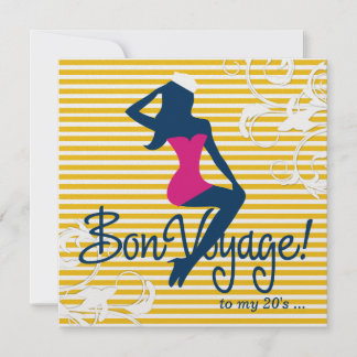 Invitation 311 Bombshell Silhouette BlueThème Nautique