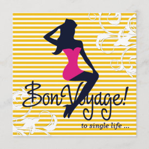 Invitation 311 Bombshell Silhouette Thème Nautique Lingerie