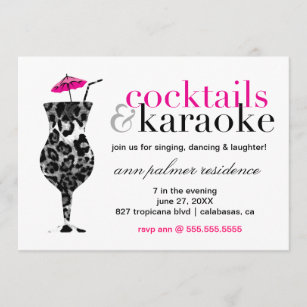 Invitation 311 cocktails et karaoke