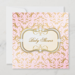 Invitation 311 Crème d'or Ciao Bella Divine Bébé rose