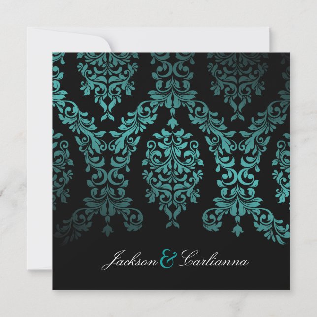 Invitation 311-Dashing jardin de mer de la damassé | la nuit (Devant)