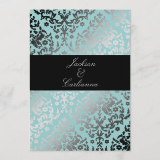 Invitation 311-Dazzling Damask Artic