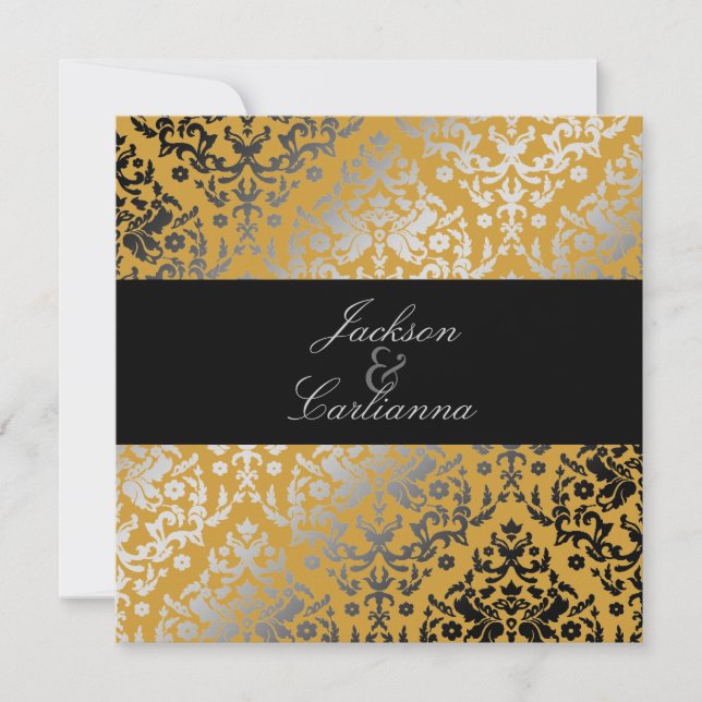 Invitation 311-Dazzling Damask Lioness (Devant)
