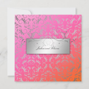Invitation 311-Divine d'argent Dreamsicle