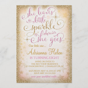 Invitation 311 Elle Feuille un peu étincelante où qu'elle ail