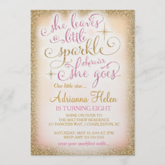 Invitation 311 Elle Feuille un peu étincelante où qu'elle ail