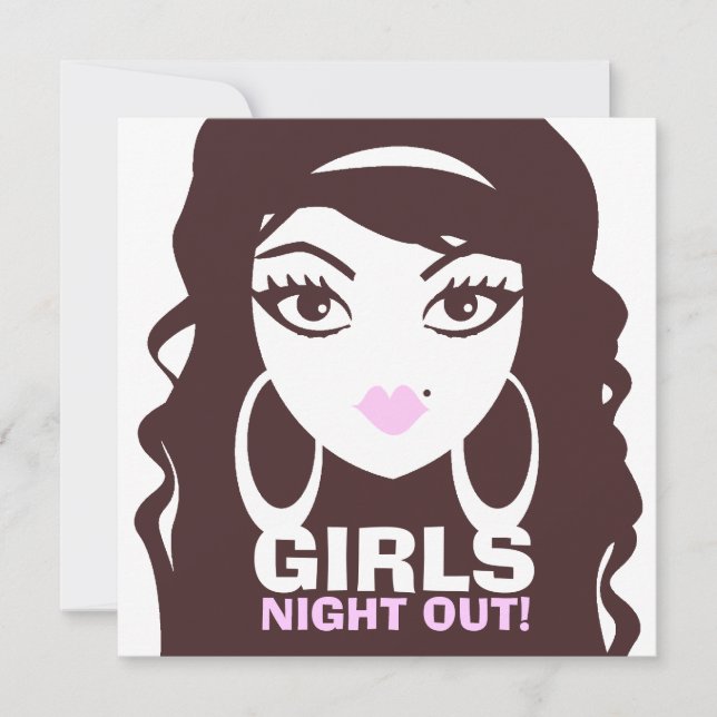 Invitation 311 filles sortent la nuit {Luscious Lash Girl} (Devant)